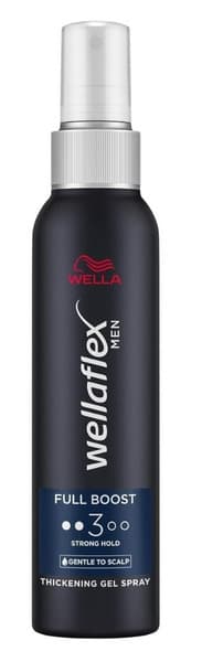 Wella Wellaflex Men Full Boost Strong Hold Gel Spray 150Ml