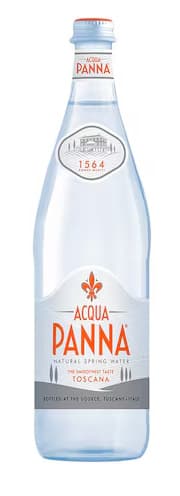 Acqua Panna Natural Mineral Water Glass Bottle 750Ml