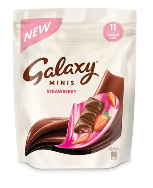 Galaxy Minis Strawberry Milk Chocolate 137.5G