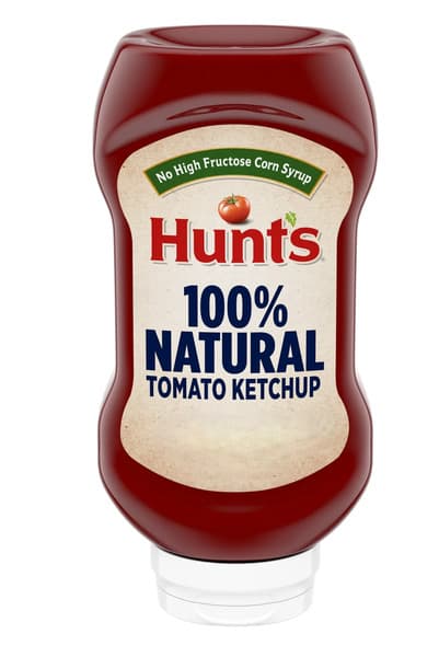 Hunts 100% Natural Tomato Ketchup 20Oz