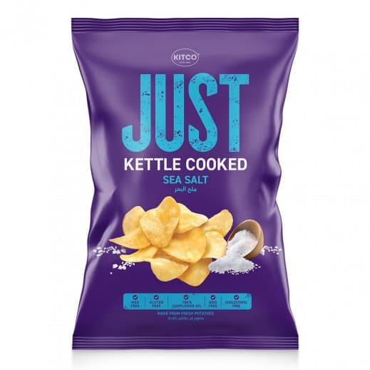 Kitco Just Sea Salt Kettle Cooked Gluten Free Chips 150G