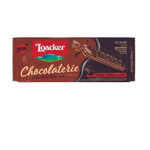 Loacker Chocolaterie Dark Chocolate Wafer 118G