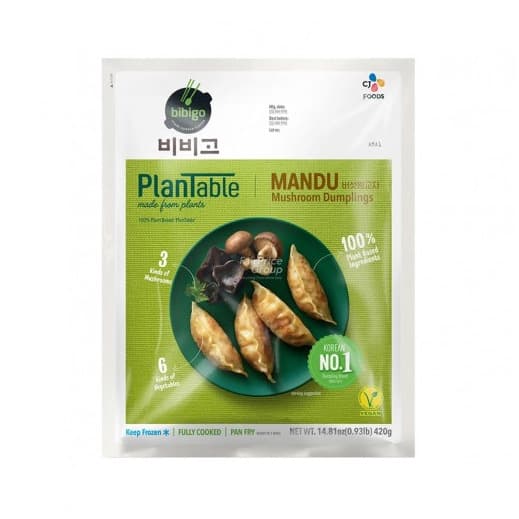 Bibigo Mandu Vegan Vegetable Mushroom Dumplings 420G