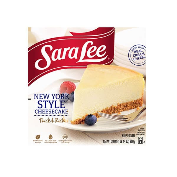 Sara Lee Frozen New York Style Thick & Rich Cheesecake 850G