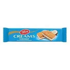 Tiffany Creams Coconut Cream Sandwich Biscuits , 80g