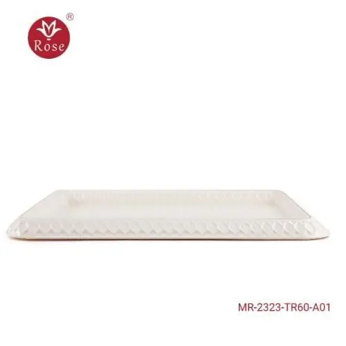 Rose Plastic Serving Tray 60cm TR60-A01