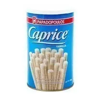 Caprice Wafer Rolls Vanilla Tin 250 g