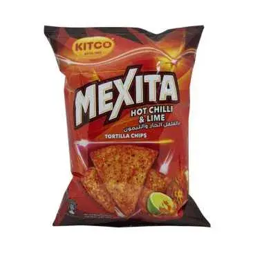 MEXITA HOT CHILI&LIME TORTILA CHIPS 180G