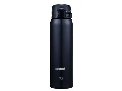 Zojirushi Ss Vac Bottle 0.60L Black 0153