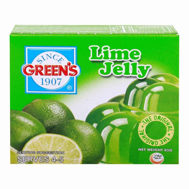 GREENS JELLY LIME 85G