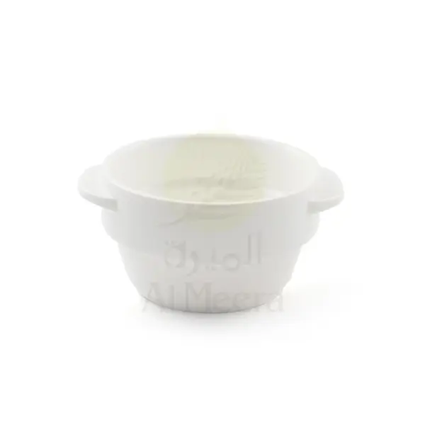 Porceletta Porcelain Ivory Soup Cup+Handle 4Inch 08-211
