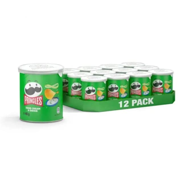 Pringles Sour Cream & Onion 70gx12 Pieces