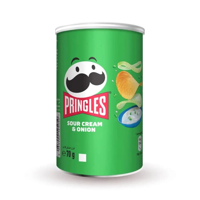 PRINGLES SOUR CREAM &ONION 70GM