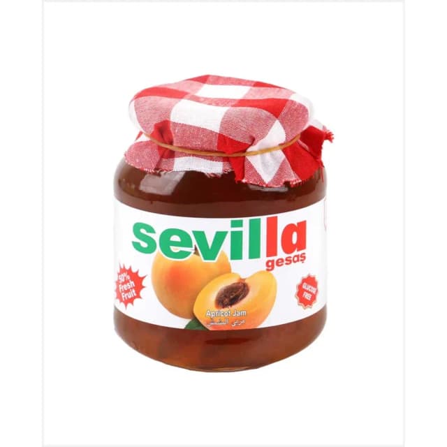 Sevilla Apricot Jam Glass Jar 400G