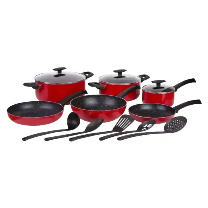 Bergner Ultra Cookware 14-Piece Set Aluminum