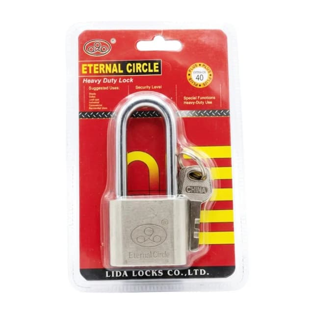 Di Pad Lock Silver Heavy Duty 40mm 2583