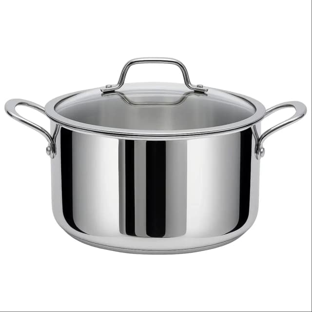 Prestige Tri-Ply Steel Stainless Casserole 24cm with Lid