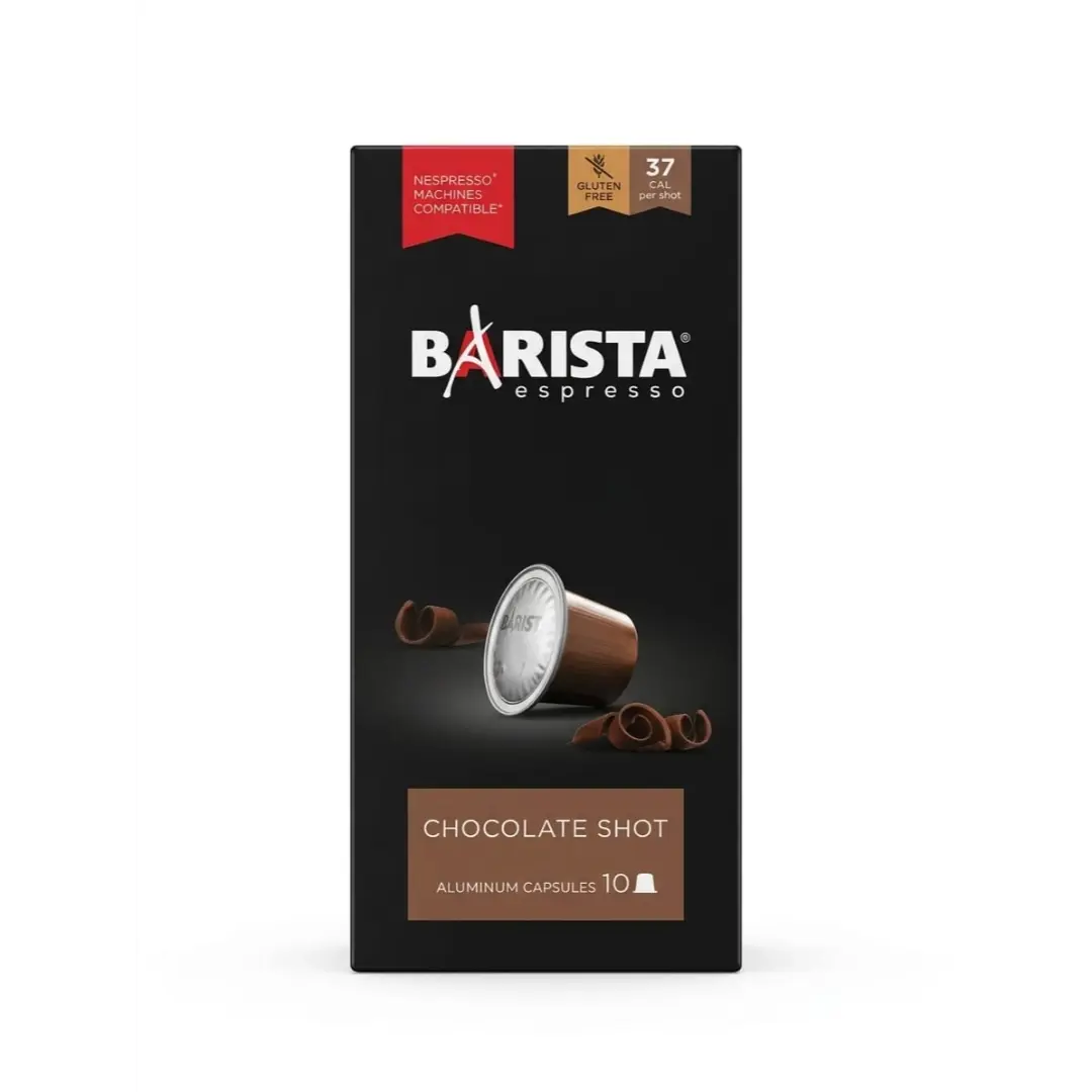 Barista Espresso Coffee Capsules Chocolate 10 Pieces 90g