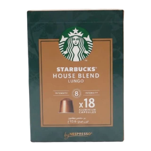 Starbucks House Blend Lungo Capsules 93.6g