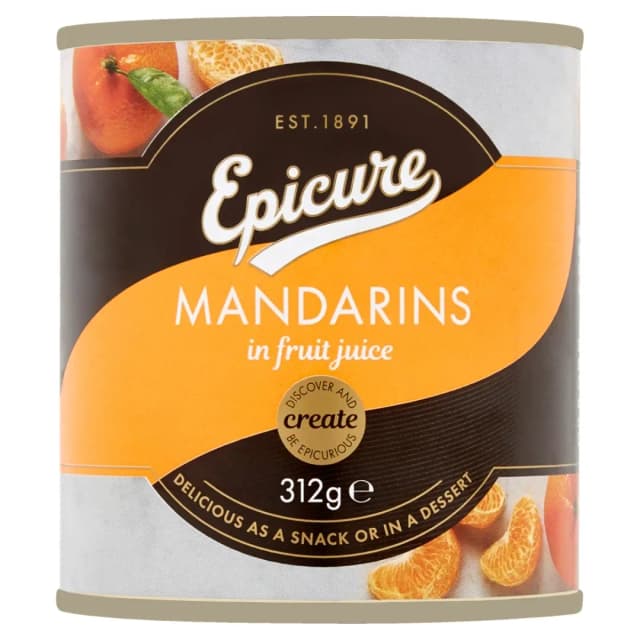 Epicure Mandrin Orange Segments In Juice 298g