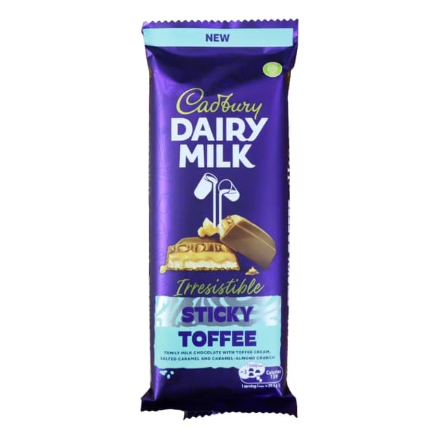 Cadbury Dairy Milk Sticky Toffee 102G