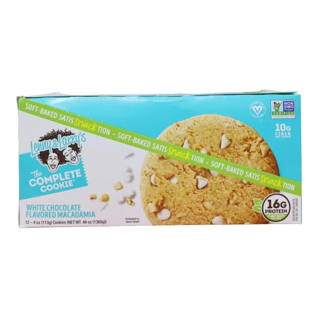 Lenny&Larry's Cookie White Flavored Macadamia 113gx12 Pieces