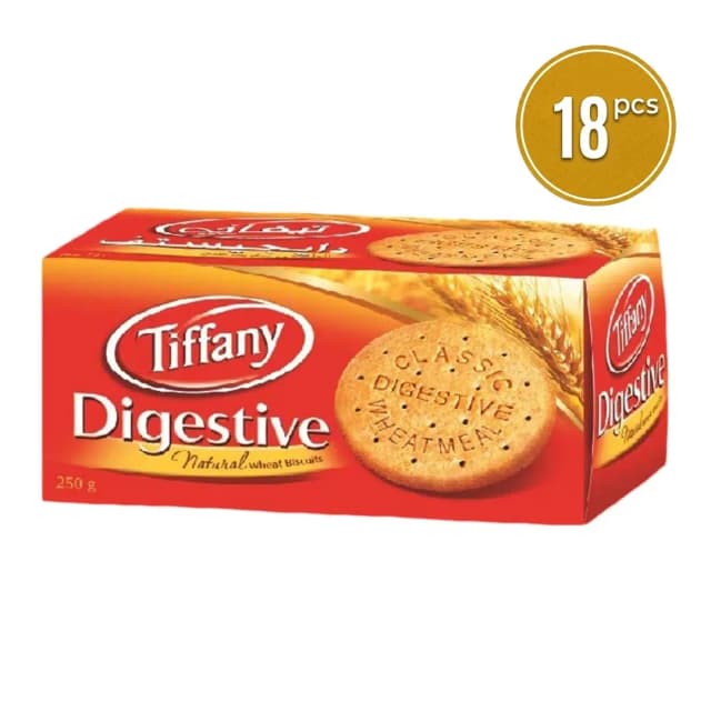 Tiffany Digestive Biscuits 250gx18 Pieces