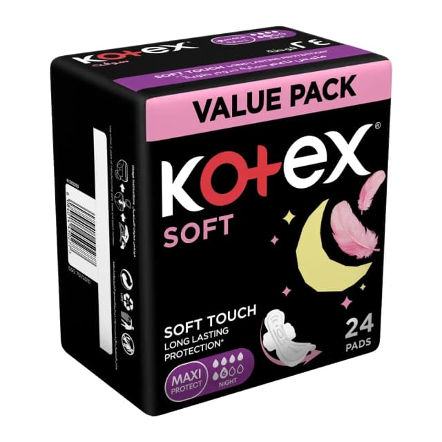 Kotex Maxi Protect Night 24 Pads