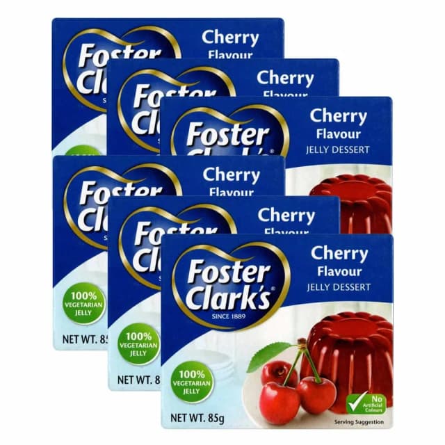 Foster Clark's Sour Cherry 80gx6 Pieces