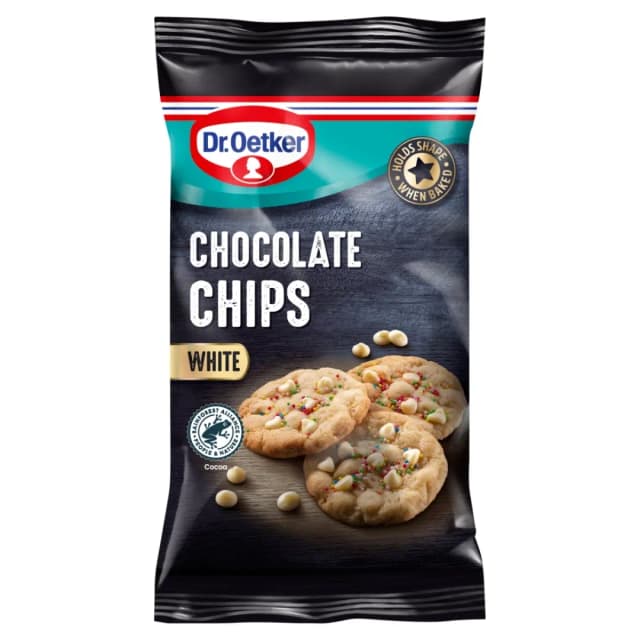 Dr. Oetker White Chocolate Chips 100g