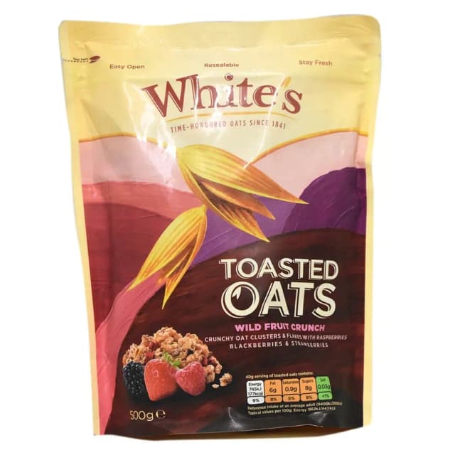 Whites Toasted Oats Wild Fruit Crunch 500G