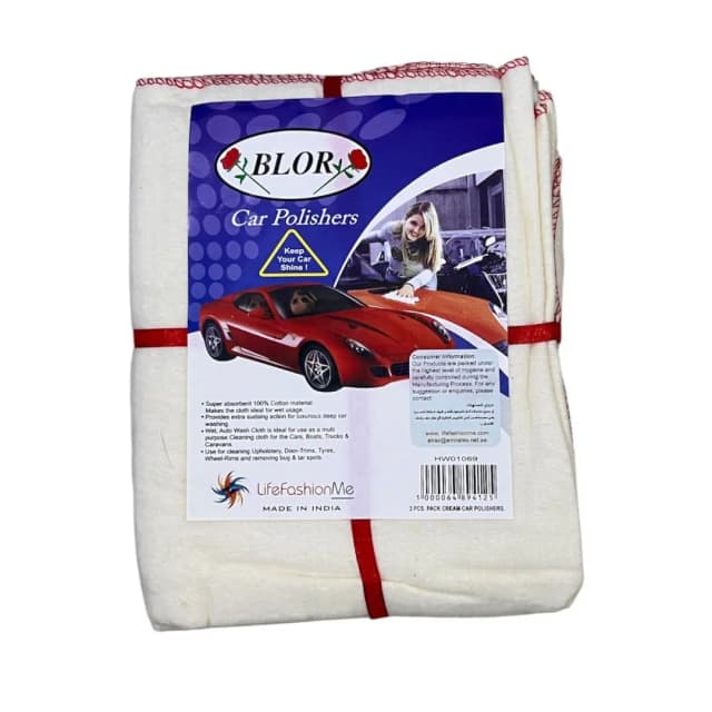 Blor 3-Piece Car Polisher Cloth Hw1069