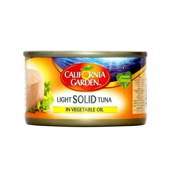 California Garden Light Sunflower Oil Tuna 185g