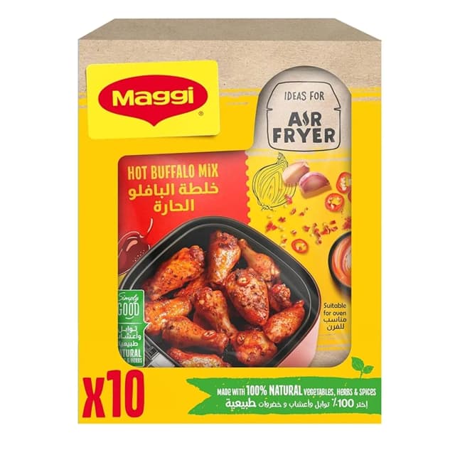 Maggi Hot Buffalo Mix 65gx10 Pieces