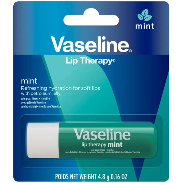 Vaseline Lip Therapy Lip Balm Refreshing Mint 4.8g