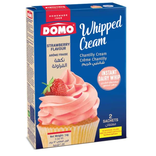 Domo Chantilly Strawberry Whipped Cream72g