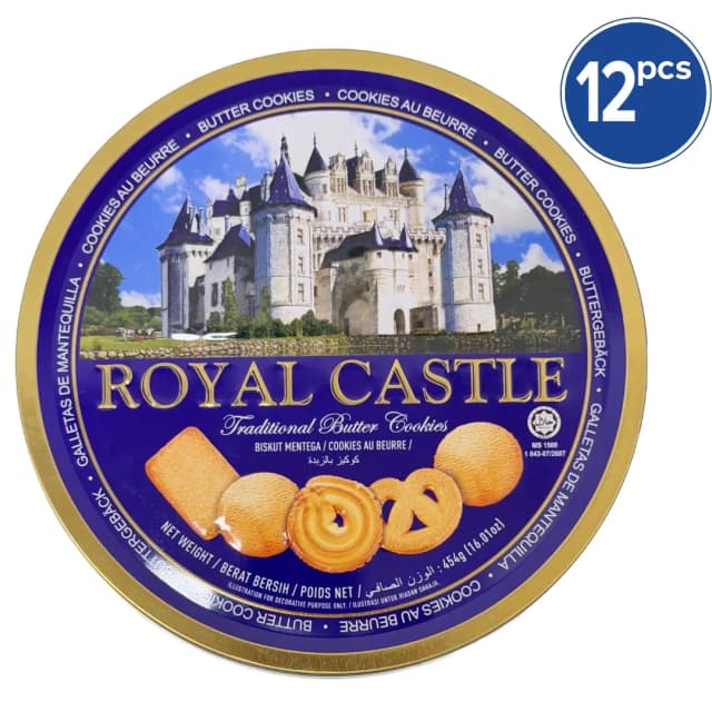 Royal Castle Butter Cookies 454gx12 Pieces