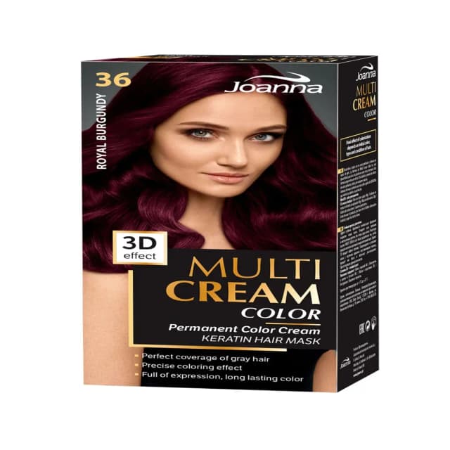 Joanna Hair Color Multi Cream Royal Burgundy 36s