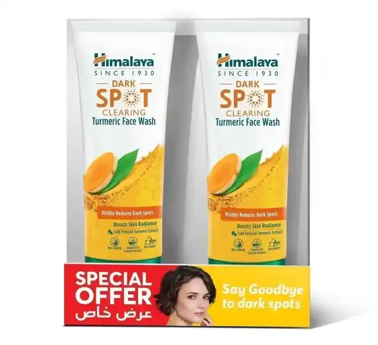 Himalaya Face Wash Turmeric 100 ml x 2 Special Price