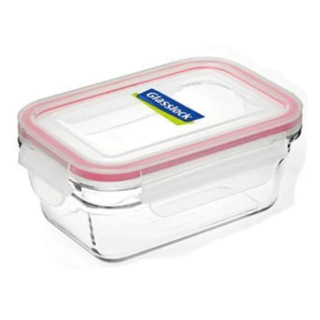 Glasslock Food Container Rectangular with Lid 1100ml