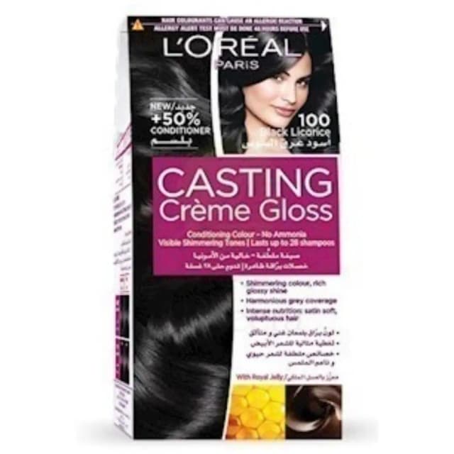 L'Oréal Casting Cream Gloss 100 Black Licorice