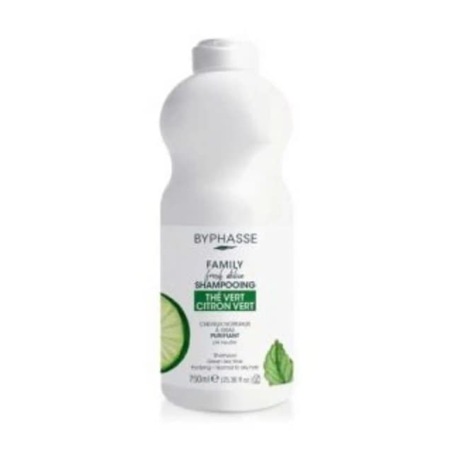 Byphasse Green Tea & Lime Shampoo 750 ml