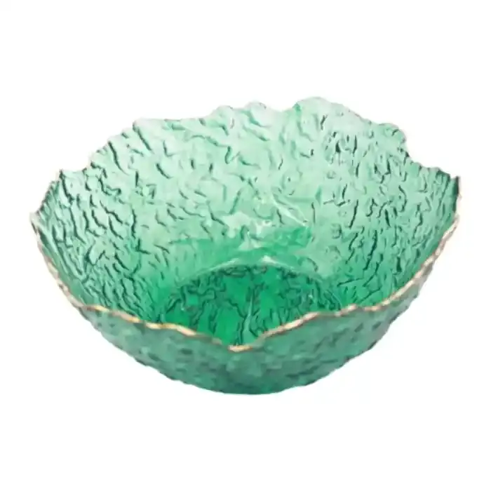 Al Rahal Glass Fruit Bowl 22cm Green 169591