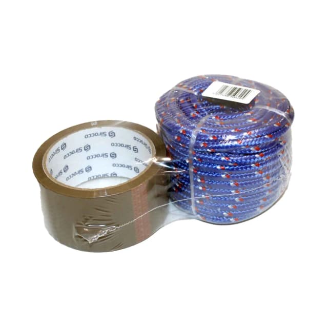 Sirocco PP Rope Nylon 6x20m & Packing Tape