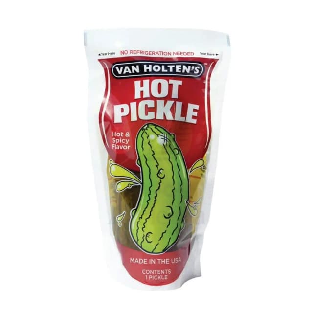 VAN HOLTEN'S JUMBO HOT PCH PICKLE 28G@SP