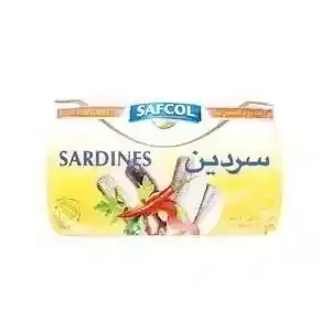 SAFCOL SARDINES IN HOT SUNFLWR OIL 120G