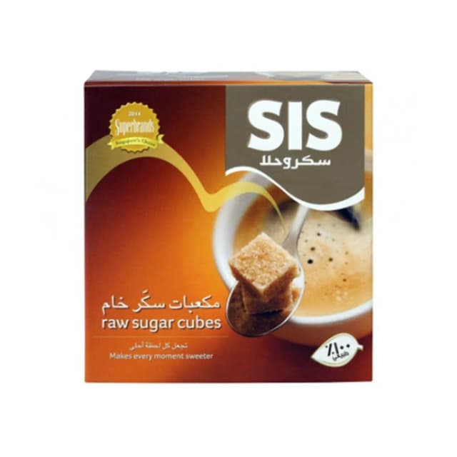 Sis Cube Raw Sugar 454g