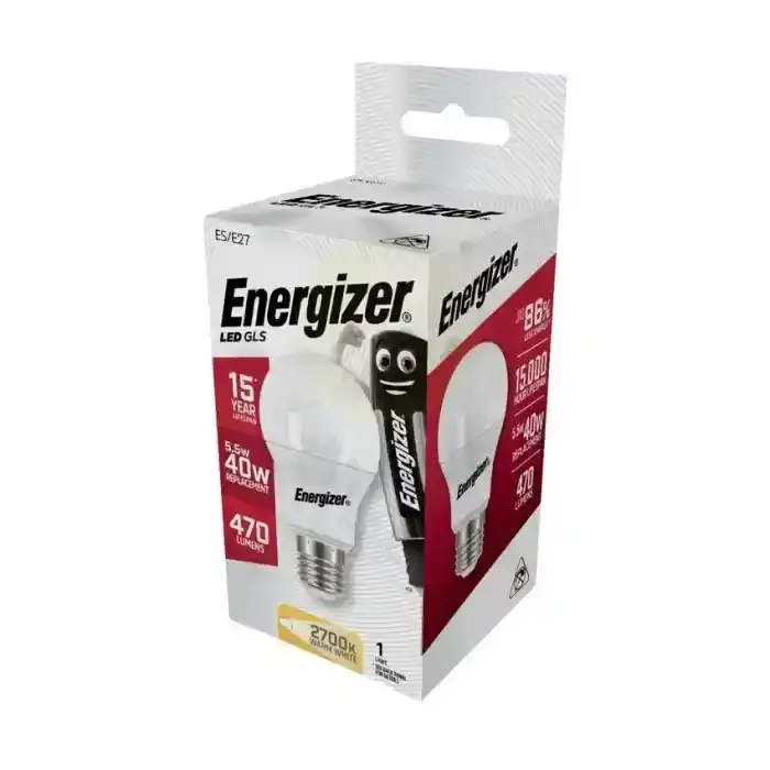 Energizer LED Bulb GLS Warm White 5.6 W E27