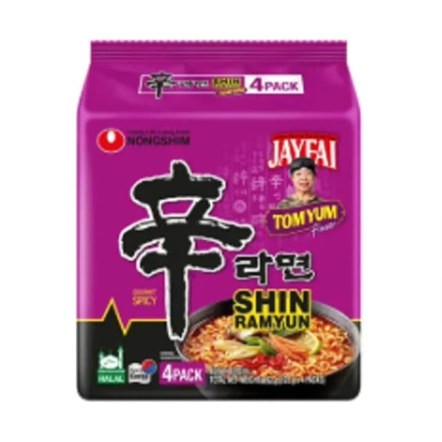 Nongshim Shin Ramyun Tom Yum 123gx4 Pieces