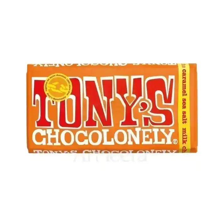 Tonys Milk Chocolate Caramel & Sea Salt 180G